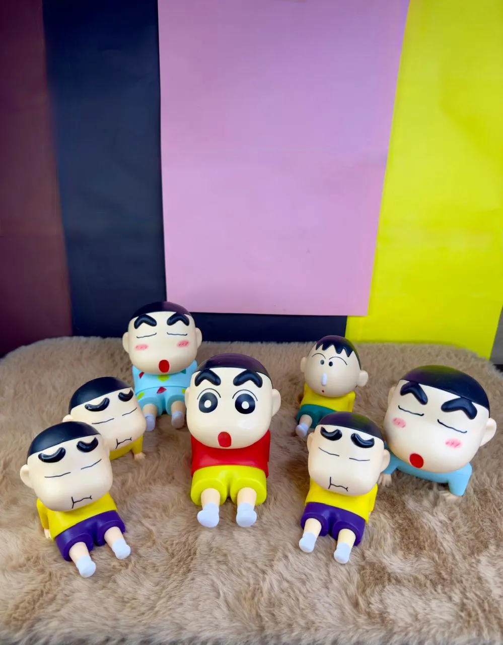 Shinchan Action Figure + Mobile Holder – Cute Anime Collectible