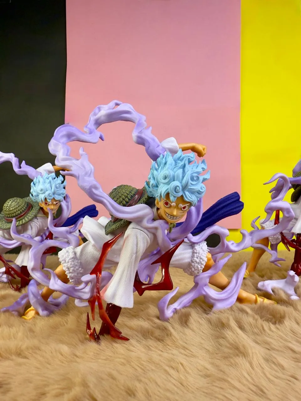 Monkey D. Luffy Gear 5 Action Figure – Dynamic Pose (One Piece Collectible)