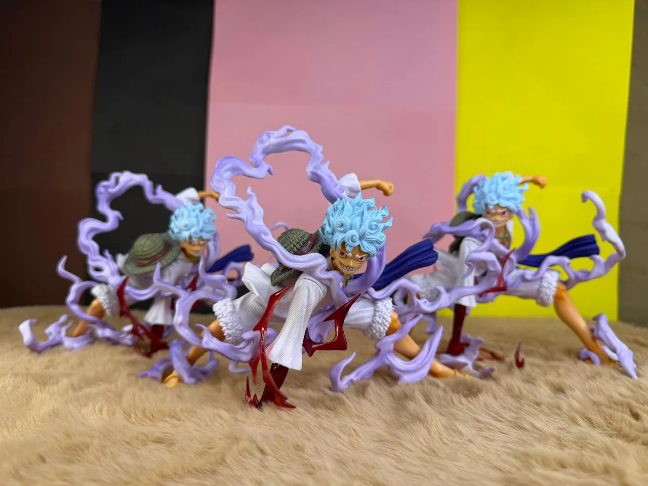 Monkey D. Luffy Gear 5 Action Figure – Dynamic Pose (One Piece Collectible) - Image 3