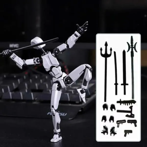 Action Figure Model Kit – Poseable Soldier with Weapons Set - Image 3