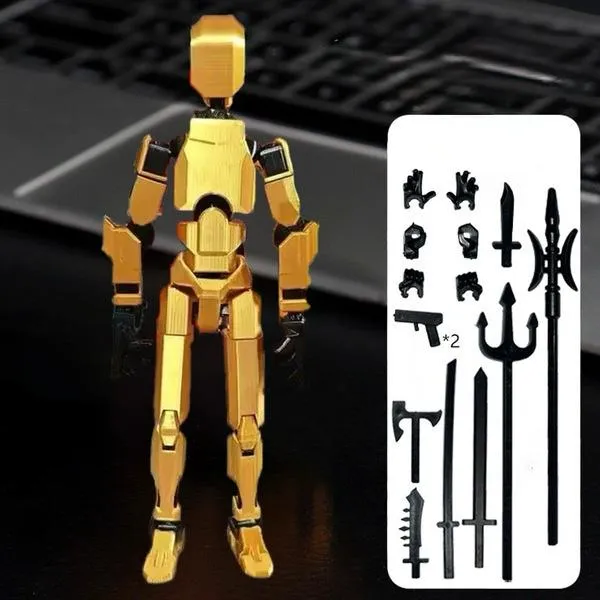 Action Figure Model Kit – Poseable Soldier with Weapons Set - Image 4